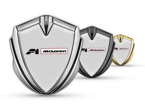 McLaren Metal Abovedado Emblema Duradero Elegante Forma